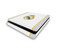Head Case Designs sous Licence Officielle Real Madrid CF Blanc Badge Vinyle Autocollant De Jeu Peau Autocollant Couverture Compatible avec Sony Playstation 4 PS4 Slim Console
