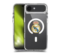 Head Case Designs sous Licence Officielle Real Madrid CF Blason Icône de Logo Étui Antichoc [Protection de Qualité Militaire] Compatible avec Apple iPhone 17 Air et Compatible avec MagSafe
