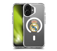 Head Case Designs sous Licence Officielle Real Madrid CF Blason Icône de Logo Étui Antichoc [Protection de Qualité Militaire] Compatible avec Apple iPhone 17 et Compatible avec MagSafe