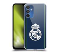 Head Case Designs sous Licence Officielle Real Madrid CF Bleu Foncé Badge Coque Dure pour l'arrière Compatible avec Samsung Galaxy A15
