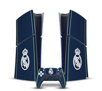 Head Case Designs sous Licence Officielle Real Madrid CF Bleu Foncé Badge Vinyle Autocollant De Jeu Peau Compatible avec Sony PlayStation 5 PS5 Slim Digital Edition Console & DualSense Controller