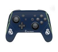 Head Case Designs sous Licence Officielle Real Madrid CF Bleu Foncé Badge Vinyle Autocollant De Jeu Peau Autocollant Couverture Compatible avec Nintendo Switch Pro Controller