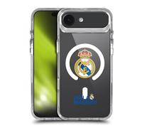 Head Case Designs sous Licence Officielle Real Madrid CF Hala Madrid Icône de Logo Étui Antichoc [Protection de Qualité Militaire] Compatible avec Apple iPhone 17 Air et Compatible avec MagSafe