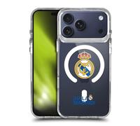 Head Case Designs sous Licence Officielle Real Madrid CF Hala Madrid Icône de Logo Étui Antichoc [Protection de Qualité Militaire] Compatible avec Apple iPhone 17 Pro Max et Compatible avec MagSafe
