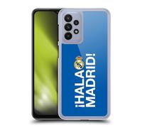 Head Case Designs sous Licence Officielle Real Madrid CF Hala Madrid Origine Coque Dure pour l'arrière Compatible avec Samsung Galaxy A23 / 5G (2022)