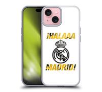 Head Case Designs sous Licence Officielle Real Madrid CF Hala Madrid Urbain Coque en Gel [Protection de Qualité Militaire] Compatible avec Apple iPhone 15 Et Compatible avec MagSafe