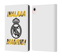 Head Case Designs sous Licence Officielle Real Madrid CF Hala Madrid Urbain Étui Portefeuille en Cuir Compatible avec Apple iPad Mini (2021/2024)