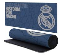 Head Case Designs sous Licence Officielle Real Madrid CF Historia Por Hacer Logo De L'Insigne 37.4 x 15.75 x 0.16 inches (900 x 400 mm) - XL Tapis De Souris pour Jeux Bureau PC Clavier