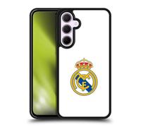 Head Case Designs sous Licence Officielle Real Madrid CF Logo Blanc Simple Origine Coque en Gel renforcée [Protection de Qualité Militaire] Compatible avec Samsung Galaxy A35 5G