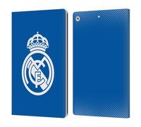 Head Case Designs sous Licence Officielle Real Madrid CF Logo Bleu Origine Étui Portefeuille en Cuir Compatible avec Apple iPad 10.2 2019/2020/2021
