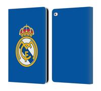Head Case Designs sous Licence Officielle Real Madrid CF Logo Bleu Simple Origine Étui Portefeuille en Cuir Compatible avec Apple iPad Air 2 (2014)