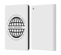 Head Case Designs sous Licence Officielle Real Madrid CF Logo Noir Légende Étui Portefeuille en Cuir Compatible avec Apple iPad Air 2 (2014)