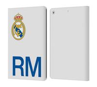 Head Case Designs sous Licence Officielle Real Madrid CF Logo RM Origine Étui Portefeuille en Cuir Compatible avec Apple iPad 10.2 2019/2020/2021