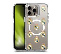 Head Case Designs sous Licence Officielle Real Madrid CF Motif Icône de Logo Étui Antichoc [Protection de Qualité Militaire] Compatible avec Apple iPhone 16 Pro Max et Compatible avec MagSafe
