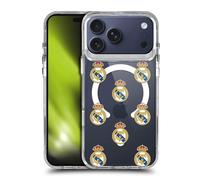 Head Case Designs sous Licence Officielle Real Madrid CF Motif Icône de Logo Étui Antichoc [Protection de Qualité Militaire] Compatible avec Apple iPhone 17 Pro Max et Compatible avec MagSafe