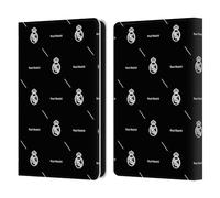 Head Case Designs sous Licence Officielle Real Madrid CF Motif Logo Blanc Légende Étui Portefeuille en Cuir Compatible avec Amazon Kindle 11th Gen 6in 2022