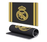 Head Case Designs sous Licence Officielle Real Madrid CF Noir et Or Logo De L'Insigne 9.84 x 11.81 x 0.12 inches (250 x 300 mm) - S Tapis De Souris pour Jeux Bureau PC Clavier