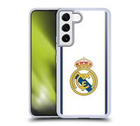 Head Case Designs sous Licence Officielle Real Madrid CF Retour 99/00 Blanc Rétro Coque en Gel [Protection de Qualité Militaire] Compatible avec Samsung Galaxy S22 5G Et Compatible avec MagSafe