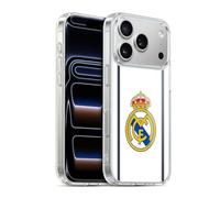 Head Case Designs sous Licence Officielle Real Madrid CF Retour 99/00 Blanc Rétro Coque en Gel [Protection de Qualité Militaire] Compatible avec Apple iPhone 17 Pro Et Compatible avec MagSafe