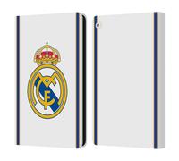 Head Case Designs sous Licence Officielle Real Madrid CF Retour 99/00 Blanc Rétro Étui Portefeuille en Cuir Compatible avec Apple iPad Air 2 (2014)