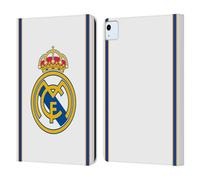 Head Case Designs sous Licence Officielle Real Madrid CF Retour 99/00 Blanc Rétro Étui Portefeuille en Cuir Compatible avec Apple iPad Air 11 2020/2022/2024/2025