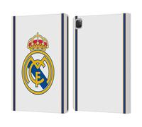 Head Case Designs sous Licence Officielle Real Madrid CF Retour 99/00 Blanc Rétro Étui Portefeuille en Cuir Compatible avec Apple iPad Pro 12.9 2020/2021/2022
