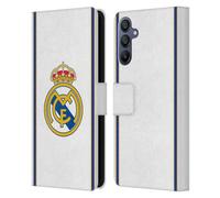 Head Case Designs sous Licence Officielle Real Madrid CF Retour 99/00 Blanc Rétro Étui Portefeuille en Cuir Compatible avec Samsung Galaxy A15