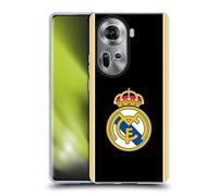 Head Case Designs sous Licence Officielle Real Madrid CF Retour 99/00 Noir Rétro Coque en Gel [Protection de Qualité Militaire] Compatible avec Oppo Reno11