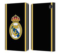 Head Case Designs sous Licence Officielle Real Madrid CF Retour 99/00 Noir Rétro Étui Portefeuille en Cuir Compatible avec Amazon Fire 7 2022