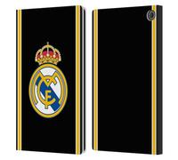 Head Case Designs sous Licence Officielle Real Madrid CF Retour 99/00 Noir Rétro Étui Portefeuille en Cuir Compatible avec Amazon Fire Max 11 2023