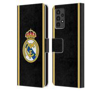 Head Case Designs sous Licence Officielle Real Madrid CF Retour 99/00 Noir Rétro Étui Portefeuille en Cuir Compatible avec Samsung Galaxy A13 (2022)