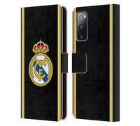 Head Case Designs sous Licence Officielle Real Madrid CF Retour 99/00 Noir Rétro Étui Portefeuille en Cuir Compatible avec Samsung Galaxy S20 FE / 5G