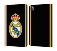 Head Case Designs sous Licence Officielle Real Madrid CF Retour 99/00 Noir Rétro Étui Portefeuille en Cuir Compatible avec Apple iPad Pro 11 2020/2021 / 2022