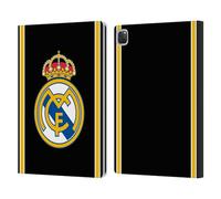 Head Case Designs sous Licence Officielle Real Madrid CF Retour 99/00 Noir Rétro Étui Portefeuille en Cuir Compatible avec Apple iPad Pro 12.9 2020/2021/2022