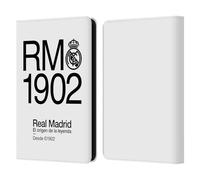 Head Case Designs sous Licence Officielle Real Madrid CF RM 1902 Légende Étui Portefeuille en Cuir Compatible avec Amazon Kindle 11th Gen 6in 2022