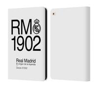 Head Case Designs sous Licence Officielle Real Madrid CF RM 1902 Légende Étui Portefeuille en Cuir Compatible avec Apple iPad Air 2 (2014)