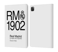 Head Case Designs sous Licence Officielle Real Madrid CF RM 1902 Légende Étui Portefeuille en Cuir Compatible avec Apple iPad Pro 11 2020/2021 / 2022