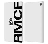 Head Case Designs sous Licence Officielle Real Madrid CF RMCF Légende Étui Portefeuille en Cuir Compatible avec Amazon Fire Max 11 2023