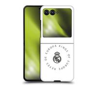 Head Case Designs sous Licence Officielle Real Madrid CF Rois d'europe Légende Coque Dure pour l'arrière Compatible avec Razr 40 Ultra/Razr+ 2023