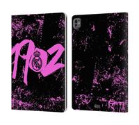 Head Case Designs sous Licence Officielle Real Madrid CF Rose 1902 Urbain Étui Portefeuille en Cuir Compatible avec Apple iPad Pro 13 M4 2024