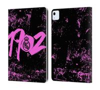 Head Case Designs sous Licence Officielle Real Madrid CF Rose 1902 Urbain Étui Portefeuille en Cuir Compatible avec Apple iPad Air 11 2020/2022/2024/2025