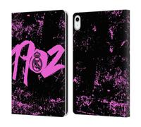 Head Case Designs sous Licence Officielle Real Madrid CF Rose 1902 Urbain Étui Portefeuille en Cuir Compatible avec Apple iPad 10.9 2022/2025