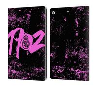 Head Case Designs sous Licence Officielle Real Madrid CF Rose 1902 Urbain Étui Portefeuille en Cuir Compatible avec Apple iPad 10.2 2019/2020/2021