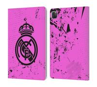 Head Case Designs sous Licence Officielle Real Madrid CF Rose Urbain Étui Portefeuille en Cuir Compatible avec Apple iPad Pro 11 2020/2021 / 2022