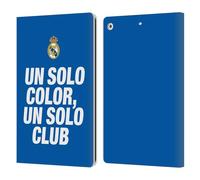 Head Case Designs sous Licence Officielle Real Madrid CF Un Solo Origine Étui Portefeuille en Cuir Compatible avec Apple iPad 10.2 2019/2020/2021