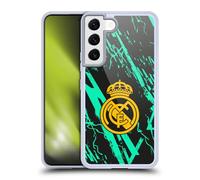 Head Case Designs sous Licence Officielle Real Madrid CF Vert Et Or Urbain Coque en Gel [Protection de Qualité Militaire] Compatible avec Samsung Galaxy S22 5G Et Compatible avec MagSafe