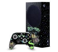 Head Case Designs Sous Licence Officielle Rick And Morty Le Space Cruiser Graphiques Enveloppement De Console De Jeu Et Skins Pour Manette De Jeu Ensemble compatible avec Xbox Series S