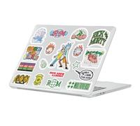 Head Case Designs sous Licence Officielle Rick and Morty Multivers Icones Coque Ordinateur Portable Transparent Pailleté Compatible avec MacBook Air 13.6" M2 A2681/M3 A3113/M4 A3240 2022/2024/2025