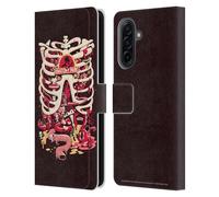 Head Case Designs sous Licence Officielle Rick and Morty Parc D'anatomie Graphiques des Saisons 1 Et 2 Étui Portefeuille en Cuir Compatible avec Samsung Galaxy A17 4G / 5G