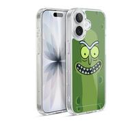 Head Case Designs sous Licence Officielle Rick and Morty Rick Au Cornichon Graphiques De La Saison 3 Coque en Gel [Qualité Militaire] Compatible avec Apple iPhone 17 Et Compatible avec MagSafe